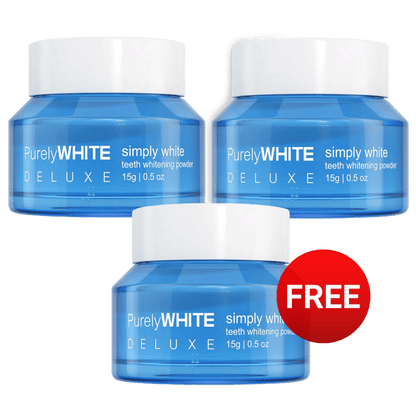 PurelyWHITE Deluxe Teeth Whitening Powder