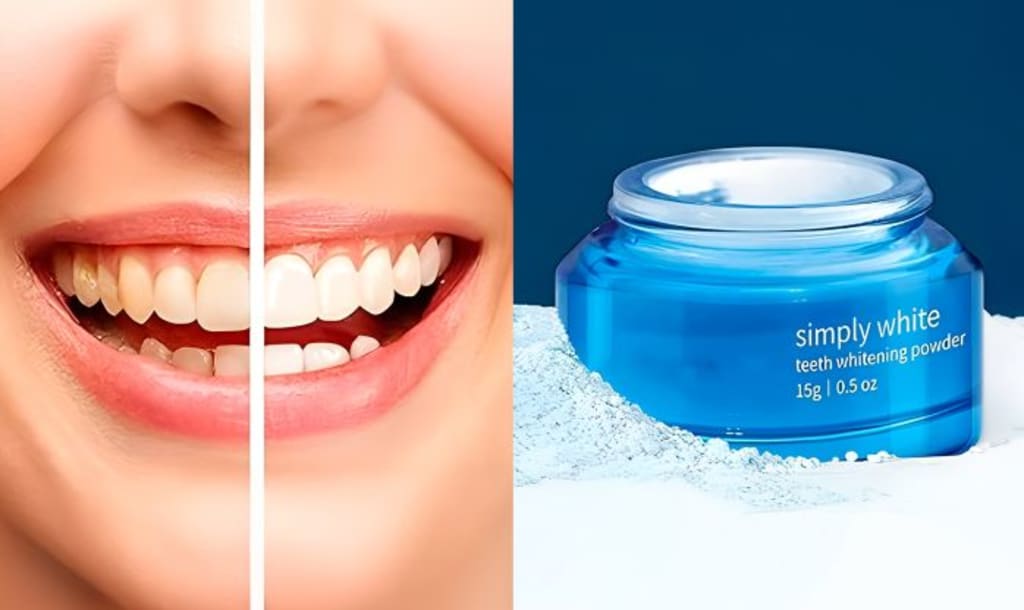 PurelyWHITE Deluxe Teeth Whitening Powder